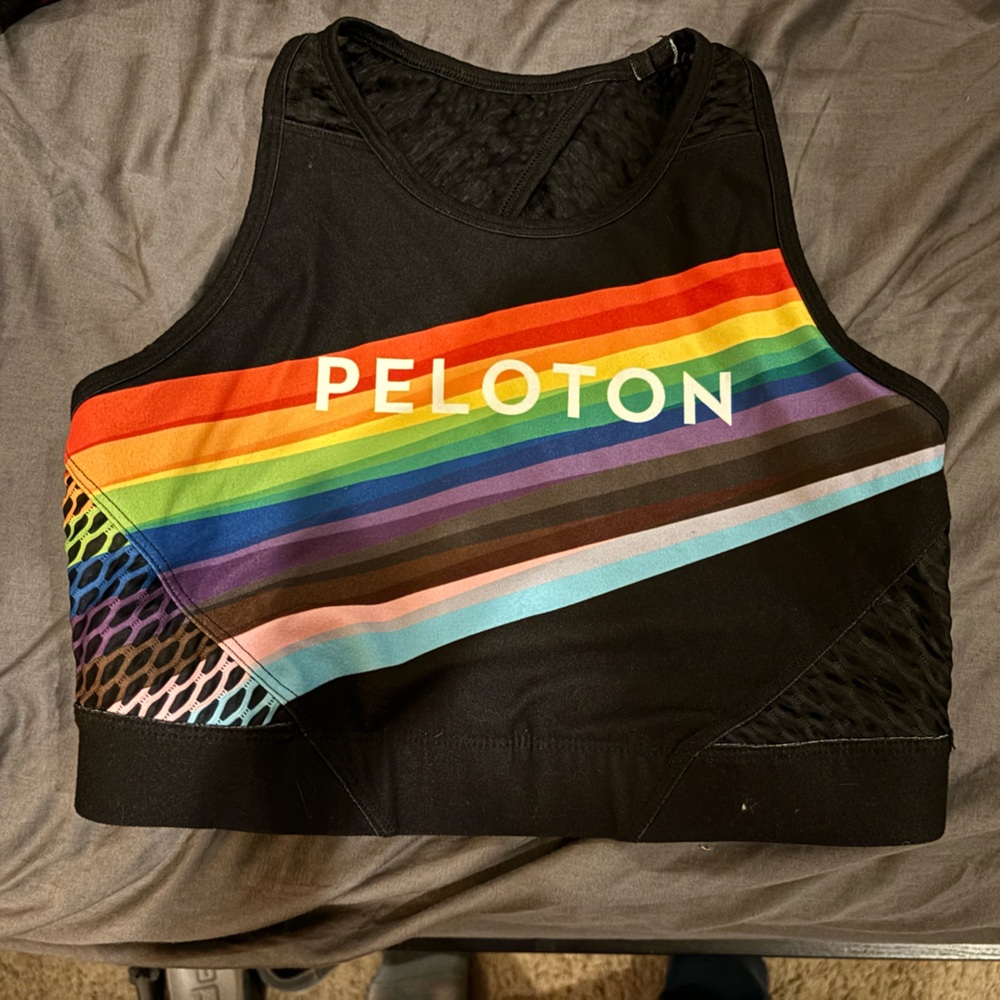 Peloton Pride sports bra